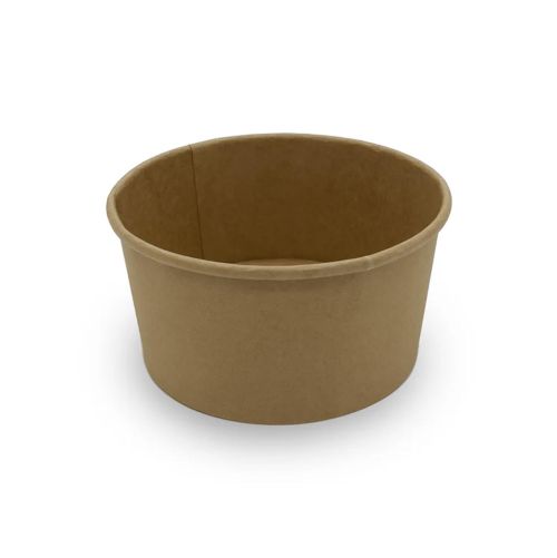 Kraftpapierschale 750 ml, 318 GSM, rund, Ø 148 mm