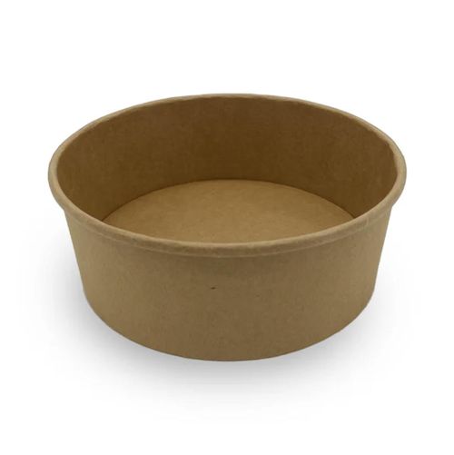 Kraftpapierschale 1300 ml, 300 GSM, rund, Ø 184 mm