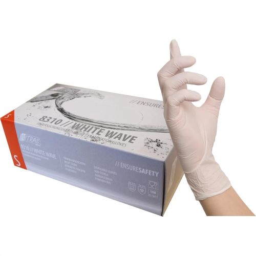 Nitras Medical WHITE WAVE, Nitril-Einmalhandschuhe, weiß 8310